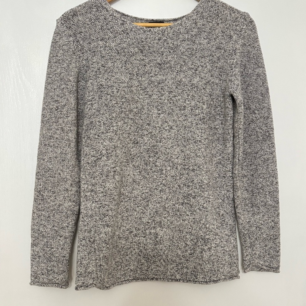 H&M Heathered Gray White Women's Sweater Size XS